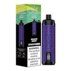 AlFakher Crown Bar 15000 puffs Blue Grape Mint