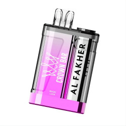 شيشة الفاخر كراون بار كريستال الجاهزه 9000 بف ماجيك لوف 