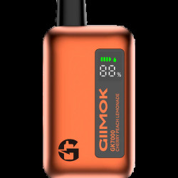 سحبة الف بار جيموك GK03 الجاهزه 6000 بف كرز خوخ ليمون 