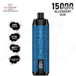 AlFakher Crown Bar 15000 puffs Black Blueberry Gum